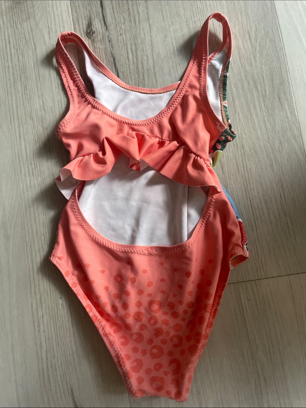 Mayoral Coral Tropical Graphic One-Piece Swimsuit - Picture 2 of 3